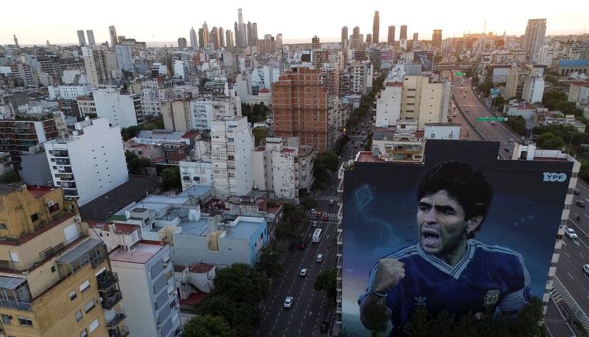 Maradona wird in dem s&uuml;damerikanischen Land als Held verehrt. (Archivbild)