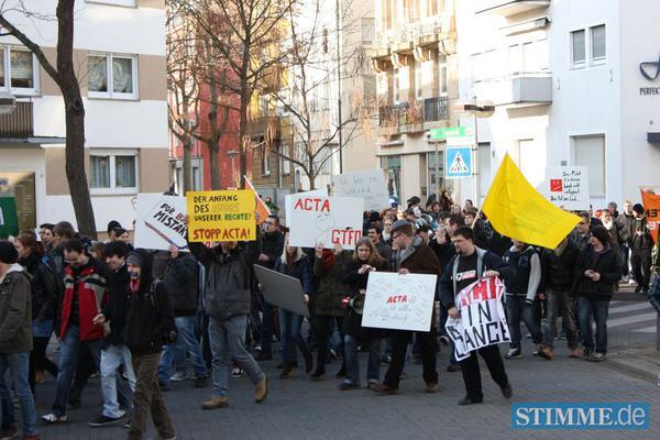 Anti-Acta-Demo Heilbronn | 25.02.