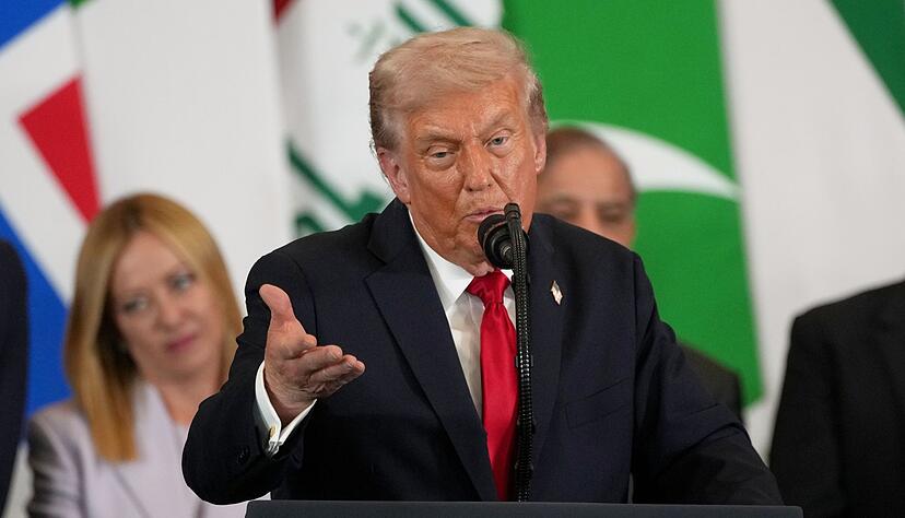 Trump schließt die Lieferung von Tomahawk-Marschflugkörpern an die Ukraine nicht aus. Trump schließt die Lieferung von Tomahawk-Marschflugkörpern an die Ukraine nicht aus.