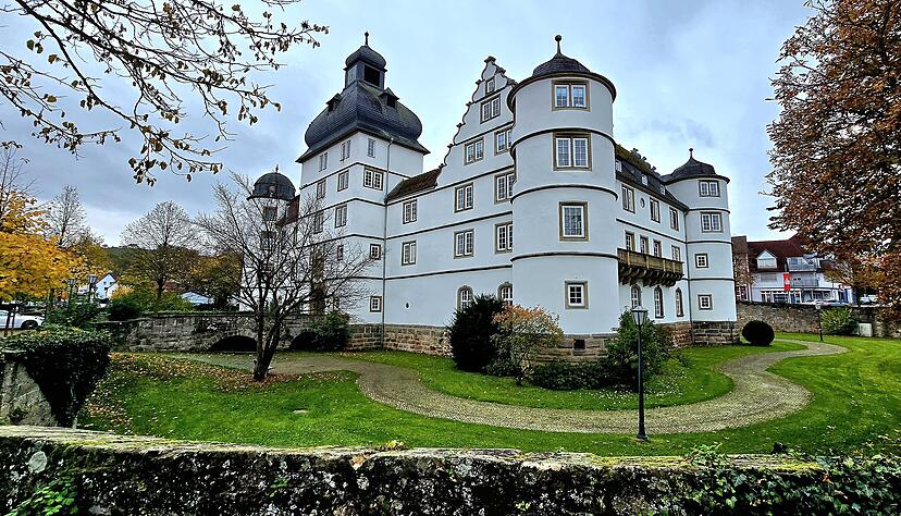 Blick auf Schloss Pfedelbach: Drei Kandidaten haben sich f&uuml;r den Chefsessel im Rathaus beworben.