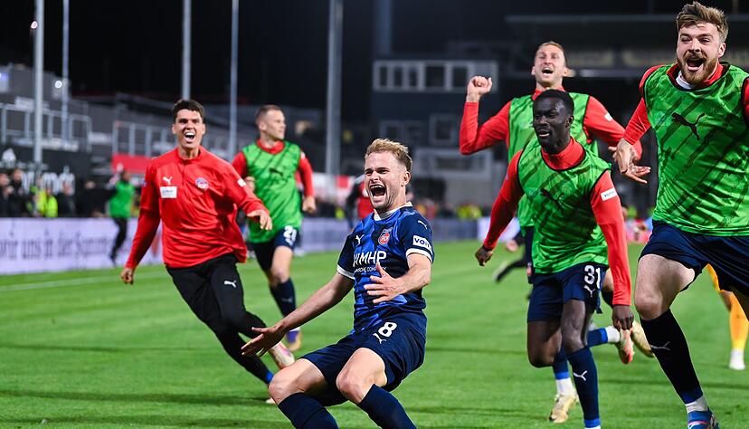 Leonardo Scienza ist in der Relegation Heidenheims Matchwinner.