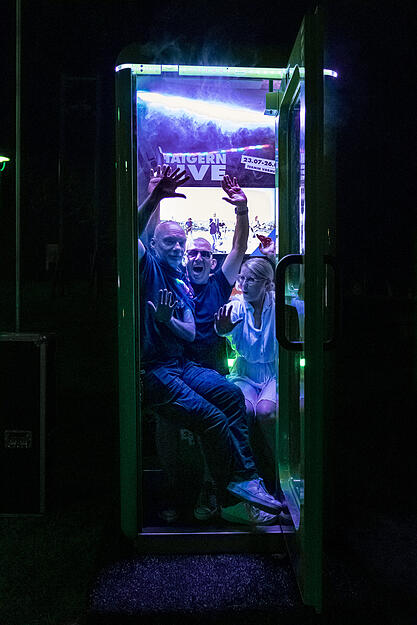 Haigern-live in einer Festival-Box Haigern-live in einer Festival-Box