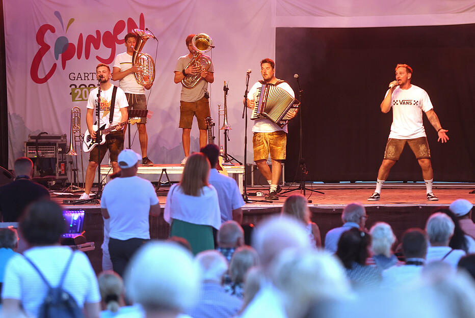 Gartenschau Eppingen, Fest im Weiherpark mit Lichtershow