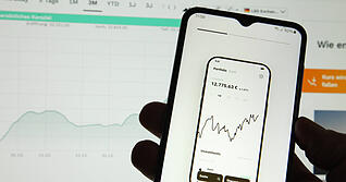 Die App des Neobrokers Trade Republic: Aktuell gibt es eine Aktion zu Zinsprodukten.