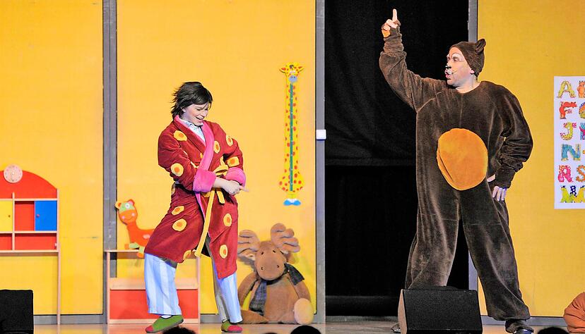 Ein Märchenmusical, erzählt in kurzen, kleinkindgerechten Szenen: "Lauras Stern" in der Harmonie in Heilbronn.
Foto: Dennis Mugler