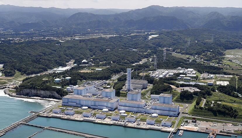 Das Atomkraftwerk Fukushima Daiichi auf einer Aufnahme aus dem Jahr 2018. Sieben Jahre vorher kam es in der Folge eines Bebens und Tsunamis im dem Werk zu einem Super-GAU.