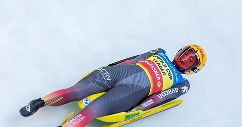 Belegt in Sigulda den zweiten Platz: Rodlerin Julia Taubitz.