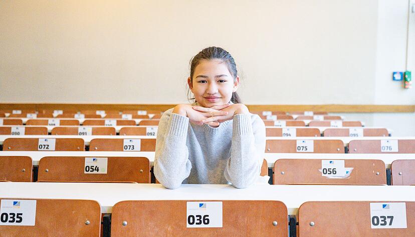 Mit gerade mal elf Jahren hatte Lina Heider im Sommer ihr Abi-Zeugnis in der Tasche.