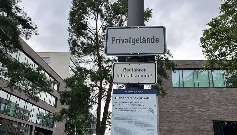 Der Bildungscampus Heilbronn ist Privatgelände.