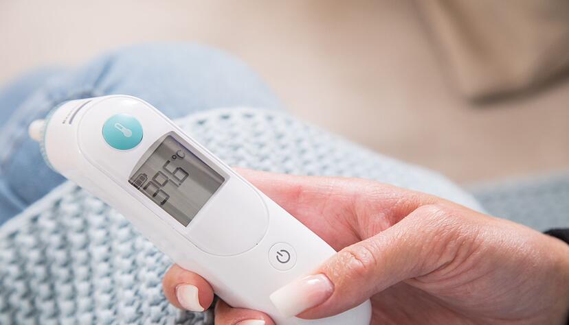 Geht eine Dengue-Infektion mit Krankheitssymptomen einher, beginnt die Erkrankung oft mit plötzlichem, hohem Fieber. Geht eine Dengue-Infektion mit Krankheitssymptomen einher, beginnt die Erkrankung oft mit plötzlichem, hohem Fieber.