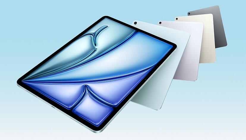 Apple spendiert dem iPad Air mit dem M3-Chip mehr Leistung - und zwei weitere Farben.