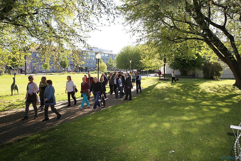 Stadtparkbegehung Heilbronn, Standort neues Hotel Stadtparkbegehung Heilbronn, Standort neues Hotel
