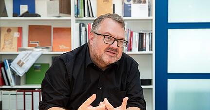 Der neue Baubürgermeister Andreas Ringle kam aus Karlsruhe nach Heilbronn. "Grüne Themen sind mir schon immer nah", sagt er im Stimme-Interview. Und: "Mir ist wichtig, zunächst die Menschen kennenzulernen."
Foto: Veigel, Andreas