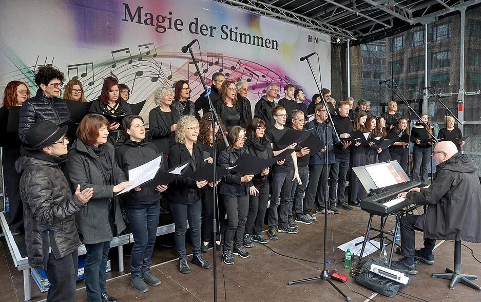 Bei der Magie der Stimmen treten verschiedene Gruppen und Ch&ouml;re in Heilbronn auf.