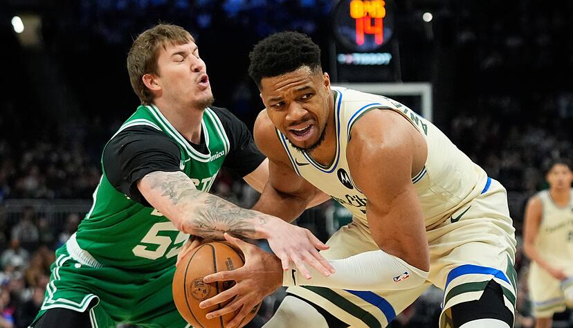 Giannis Antetokounmpo konnte bei seiner R&uuml;ckkehr die Niederlage gegen Boston nicht verhindern.