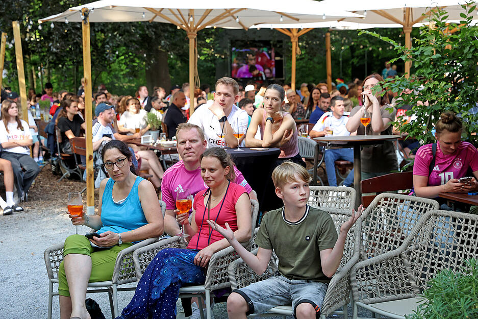 Public Viewing in Heilbronn bei Deutschland gegen Ungarn