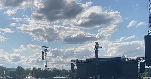 AC/DC spielt im Rahmen ihrer Tour ein Konzert auf dem Cannstatter Wasen in Stuttgart.