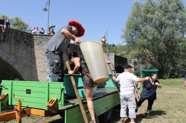 Buttenlauf beim Weinfest Criesbach | 19.08.