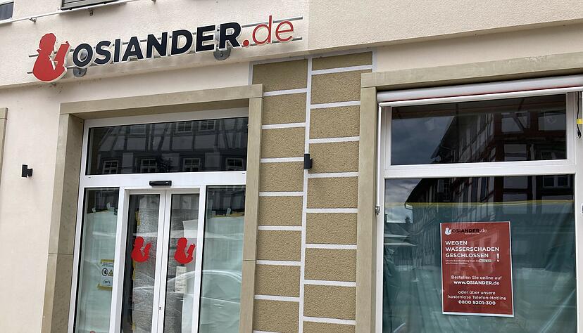 Wohl noch bis September bleibt die Eppinger Osianderfiliale zu.
Foto: Schwarzbürger