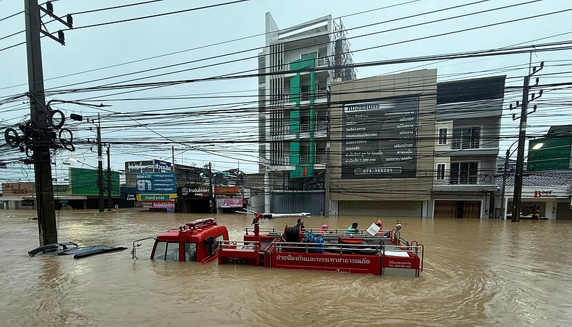 In der Provinz Songkhla in Südthailand ist die Lage katastrophal. In der Provinz Songkhla in Südthailand ist die Lage katastrophal.
