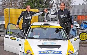 Kein Duo kennt die Strecken rund um Pfedelbach so gut wie Rainer Noller und Tanja Schlicht. Noller, hier nach dem Triumph 2017, ist mit neun Erfolgen Rekordsieger. Kein Duo kennt die Strecken rund um Pfedelbach so gut wie Rainer Noller und Tanja Schlicht. Noller, hier nach dem Triumph 2017, ist mit neun Erfolgen Rekordsieger.