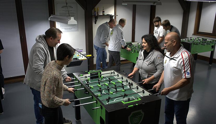 Bei den Tischfu&szlig;ballfreunden Neudenau ist jeder willkommen: "Wir wollen zeigen, dass wirklich jeder Spa&szlig; am Tischfu&szlig;ball haben kann.&ldquo;