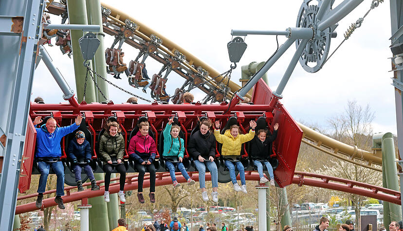 Die "Wilde Gautsche" ist die Neuheit im Freizeitpark Tripsdrill. Die "Wilde Gautsche" ist die Neuheit im Freizeitpark Tripsdrill.