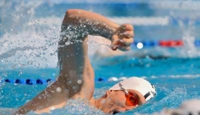 Sascha Vetter beim Schwimmwettbewerb im Modernen Fünfkampf. Sascha Vetter beim Schwimmwettbewerb im Modernen Fünfkampf.