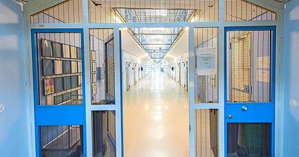 Etwa 330 Gefangene sitzen in der JVA Heilbronn ein. Etwa 330 Gefangene sitzen in der JVA Heilbronn ein.