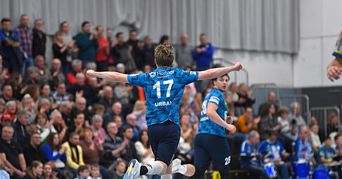 Mario Urban jubelt nach einem Tor für den TSB Horkheim. Mario Urban jubelt nach einem Tor für den TSB Horkheim.