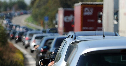 Die A6 ist häufig von Staus betroffen.