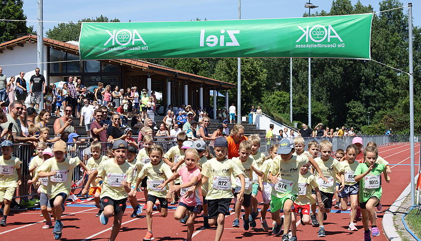 Auch die Kinder sind ein gro&szlig;er Bestandteil des Theodor-Heuss-Laufs.