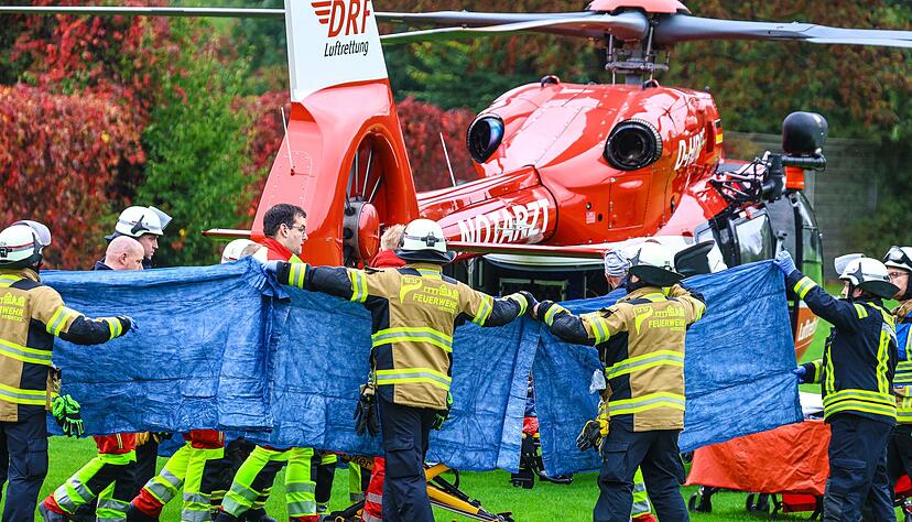 Mit einem Rettungshubschrauber war Iris Stalzer in ein Krankenhaus geflogen worden. (Archivbild)