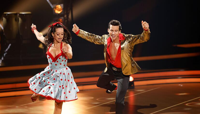 Sportler Joel Mattli überzeugte mit einem Jive. Sportler Joel Mattli überzeugte mit einem Jive.