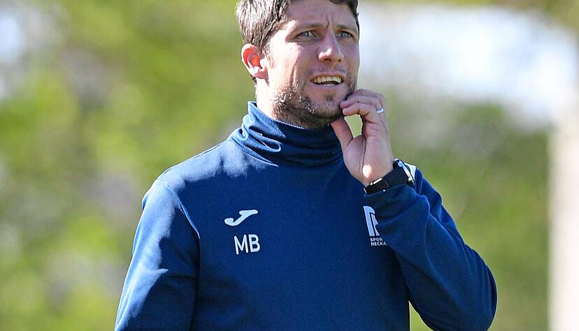 Aktuell steigt der Stimmungspegel bei SUN-Trainer Marcel Busch.
Foto: Berger