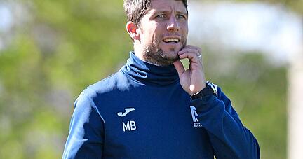 Aktuell steigt der Stimmungspegel bei SUN-Trainer Marcel Busch.
Foto: Berger Aktuell steigt der Stimmungspegel bei SUN-Trainer Marcel Busch.
Foto: Berger