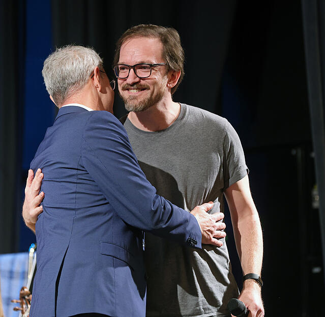 Verabschiedung des Neckarsulmer Schulleiters Marco Haaf