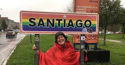 Carola Graf aus Obersulm hat es geschafft: Fast 900 Kilometer ist sie auf dem Jakobsweg von Irun nach Santiago de Compostela gelaufen. Carola Graf aus Obersulm hat es geschafft: Fast 900 Kilometer ist sie auf dem Jakobsweg von Irun nach Santiago de Compostela gelaufen.