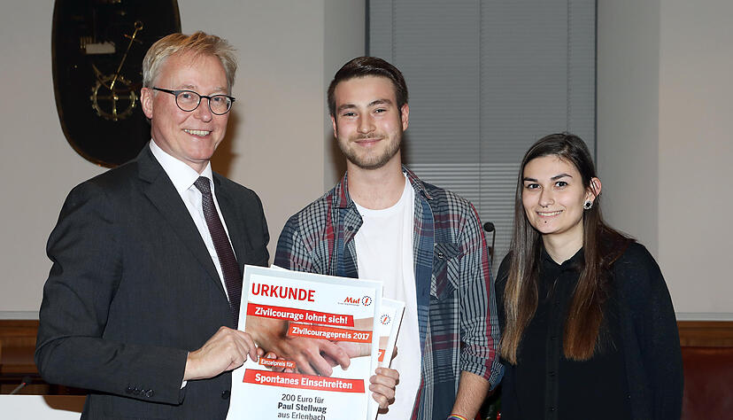 Verleihung Zivilcourage Preis