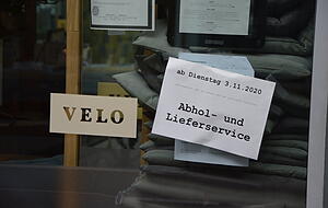 Das Velo bietet einen Lieferservice an, viele Kunden holen ihre Bestellungen aber lieber im Restaurant ab.