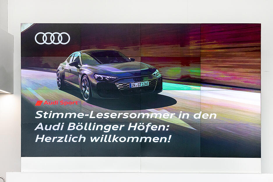 Exklusive Werksführung für Stimme-Leser: In den Böllinger Höfen wird jeder Audi E-Tron GT gebaut.