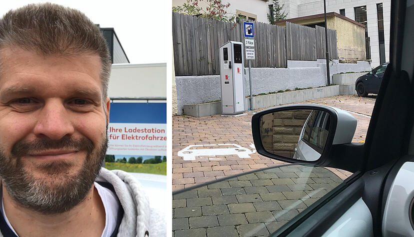 Stimme-Reporter Alexander Klug ist mit dem E-Auto durch die Region getourt. Fotos: Alexander Klug