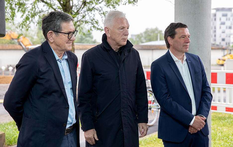 Spatenstich f&uuml;r den HIP-Turm