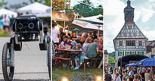 In Heilbronn steht das Thema Künstliche Intelligenz im Mittelpunkt (von links), in Offenau wird das traditionelle Kornlupferfest gefeiert und in Künzelsau startet das dreitägige Stadtfest. In Heilbronn steht das Thema Künstliche Intelligenz im Mittelpunkt (von links), in Offenau wird das traditionelle Kornlupferfest gefeiert und in Künzelsau startet das dreitägige Stadtfest.