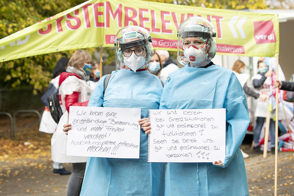 Verdi-Warnstreik in Heilbronn