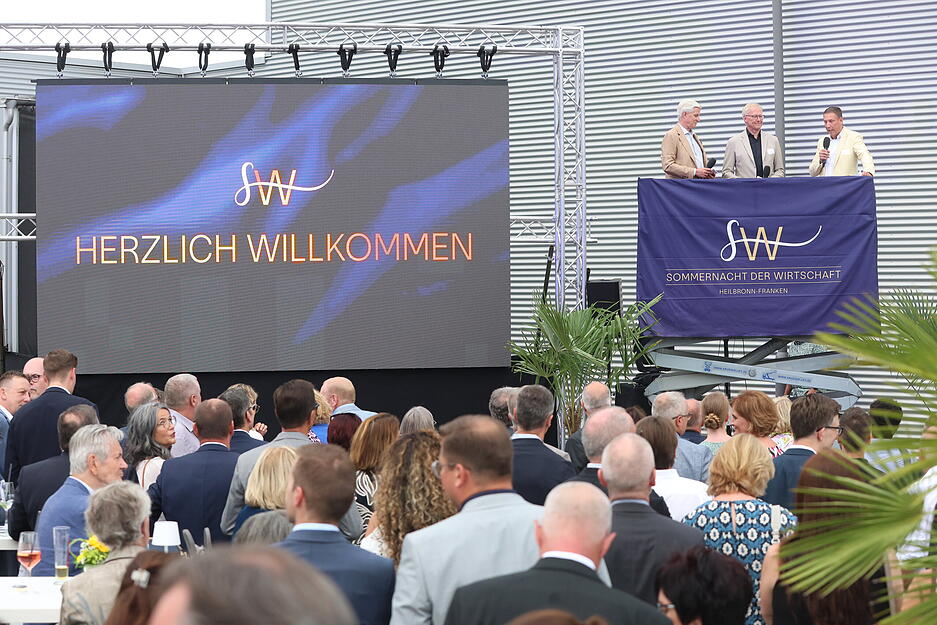 Sommernacht der Wirtschaft im Stimme-Druckzentrum in Heilbronn.