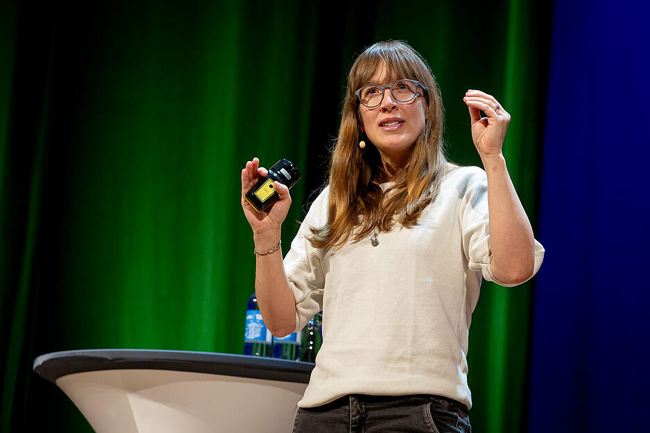 Insa Thiele-Eich sprach auch darüber, welch' hartes Training vonnöten ist.