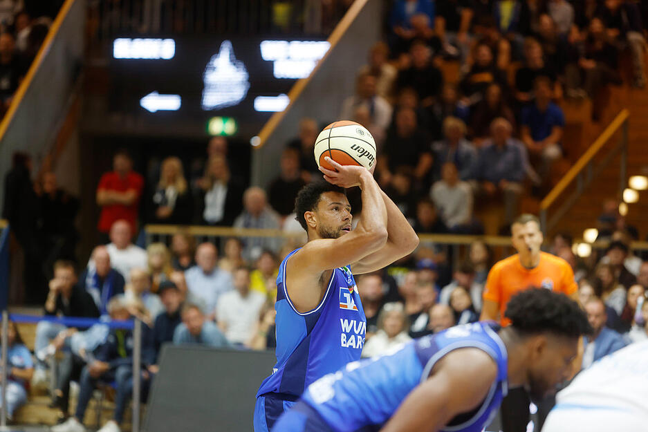 Basketball Hakro Merlins Crailsheim Merlins Crailsheim (blau) - Science City Jena