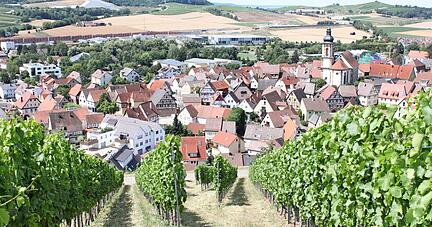 Im Ort unterhalb des Kaybergs wird es im August das gro&szlig;e Weinfest nicht geben. Daf&uuml;r soll auf dem privaten Balkon und der Terrasse gefeiert werden.
Foto: Werner Glanz