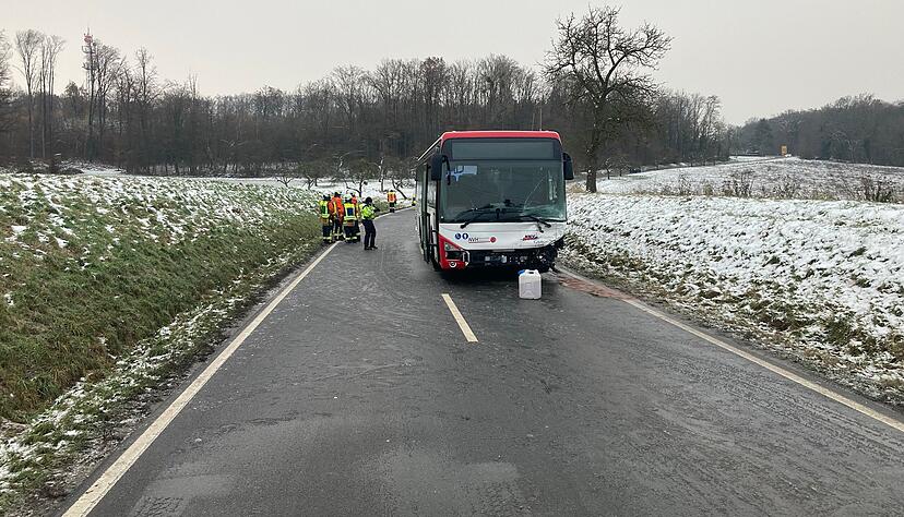 In den Unfall verwickelt war dieser Bus.